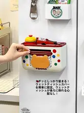可愛らしい壁掛けティッシュボックス【キッチン用・ウェットティッシュ収納・創意デザイン】