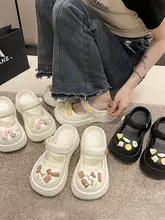 女性用通気性サンダル【防滑・厚底・オープントゥ・夏用】