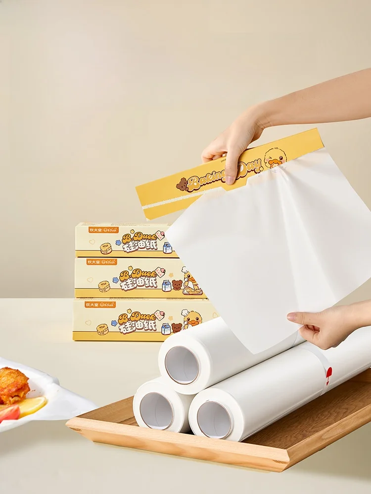 COOKER KING B.DUCKデザイン シリコンオイルペーパー：家庭用食品グレード油吸収紙の実用性と使い分け