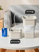 折りたたみ式車載ミニゴミ箱【便利収納・キャンプ用・ゴミ袋付き】