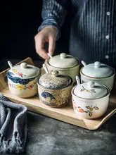 陶器製 辣椒油入れ【塩入れ兼用・キッチン用調味料入れ】