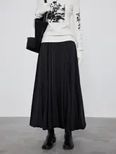 極上の柔らかさ！花苞デザインのロングスカート【シワ加工・フレアシルエット】