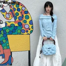 2WAY ショルダーバッグ レディース ふっくら 大容量 カジュアル 通勤