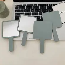 韓国製 かわいい携帯用化粧鏡【スクエア型・ミニサイズ・学生向け】