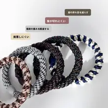 高弾力基礎ヘアゴム【黒・カラフル・編み込みデザイン】（セットアップ対応）