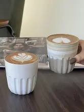 レトロ和風 手作り粗陶マグカップ【シンプルデザイン・コーヒー・ティーカップ】