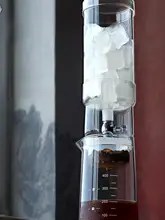 水出しコーヒーサーバー ガラス製 点滴式 ハンドドリップ 家庭用 アイスコーヒー 抽出器具