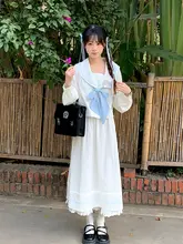 春季用 ソフトライトリリー セーラー襟ジャケット【長袖・中丈スカート】（セットアップ対応）