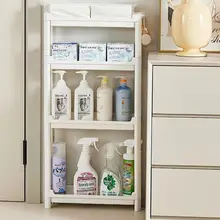 浴室収納ラック 収納キャビネット 置き型収納ラック バス 薄型 多層構造 スリム