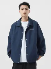 シャツジャケット メンズ ユニセックス レターデザイン ワーク カジュアル 春秋 トップス 「WASSUP」