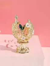 ジュエリーボックス エナメル イースターエッグ ロシア風 置物 おしゃれ アクセサリーケース インテリア ギフト