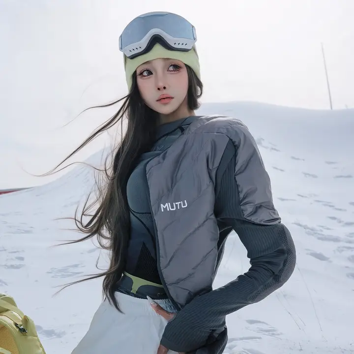 羽毛入りプロテクター【ケブラーXRD素材・男女兼用・スノースポーツ用】