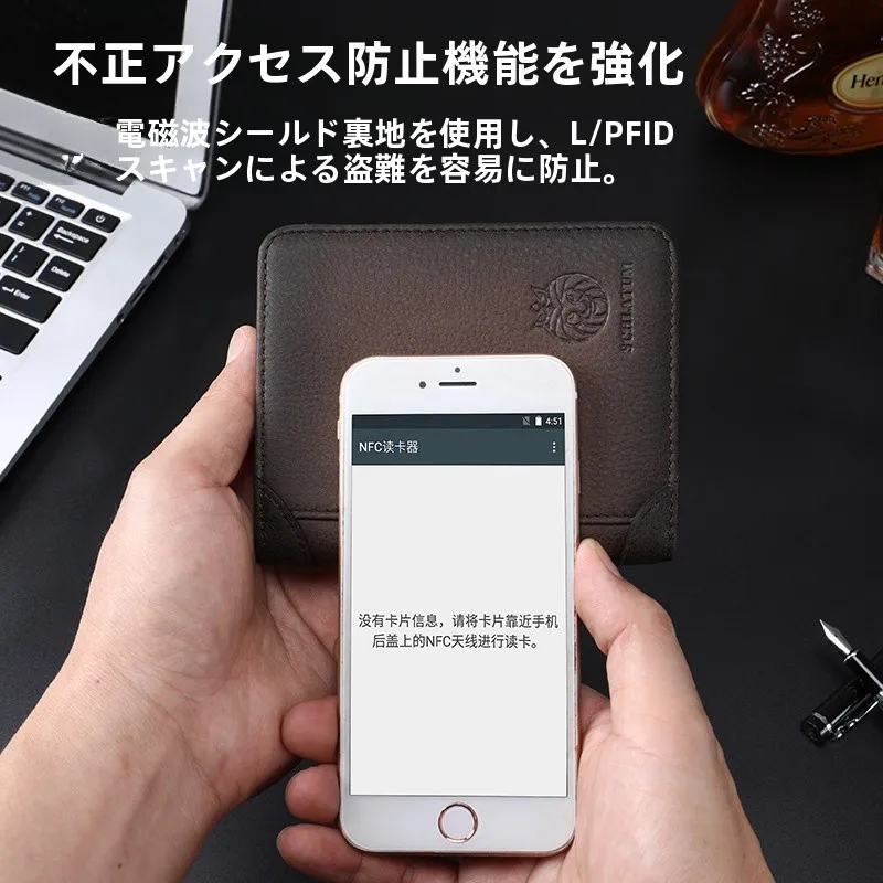 本革製短財布 メンズ コンパクト レトロスタイル おすすめモデル