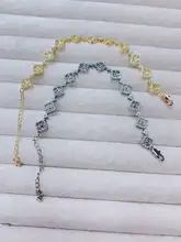 DIYパールアクセサリー用ビジュー付きフラワーパールブレスレット（セットアップ対応）
