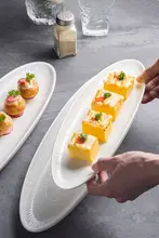 北欧創作長皿 和食スナック