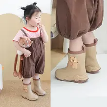 雨靴 子供 男の子女の子用 滑り止め ハイカット 可愛い