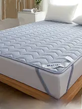 全棉製 薄型マットレスカバー【家庭用・防滑・快適】
