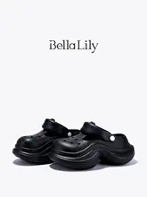 クロッグサンダル レディース 厚底 軽量 ソフトソール スリッポン おしゃれ 夏 「BellaLily」