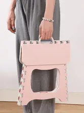 携帯型厚手プラスチック折りたたみ椅子【アウトドア・ピクニック・釣り用・軽量】