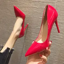 シンプルで清新なデザイン！女性用ホワイトハイヒール【細いヒール・先端が尖ったプロフェッショナルシューズ】
