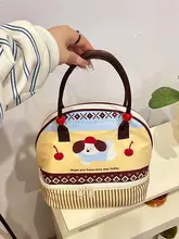 おしゃれな手提げ弁当バッグ【保温・アルミ箔使用】