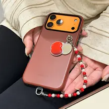 独特なデザインのマグネット式スマホケース【ストラップ付き・iPhone対応・女性向け】