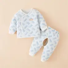 赤ちゃん用 分割タイプの保温セット【秋冬・綿素材・和尚服デザイン】（セットアップ対応）