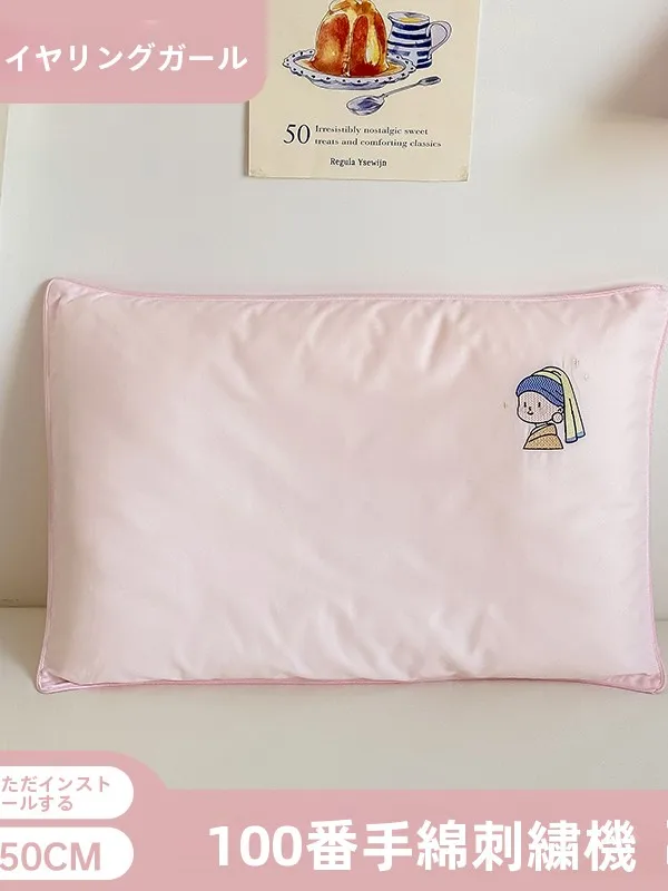 高級コットン製子供用枕カバーおすすめ：猫叔の全棉製30x50cm・40x60cm対応モデル