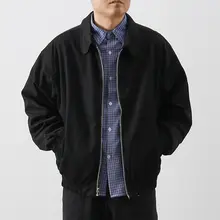 クラシックなハリントンジャケット【リバーシブル・チェック柄・男性用】