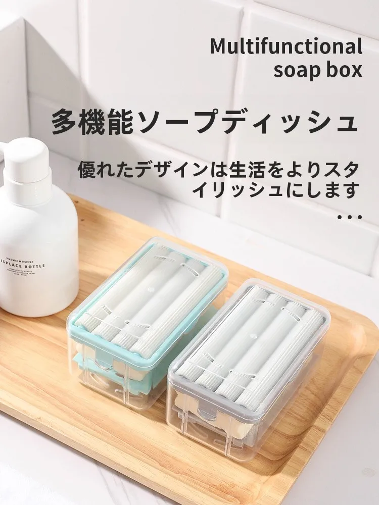創造的な多機能ソープディスペンサー：家庭用収納ラックと水切り機能の実用性解析