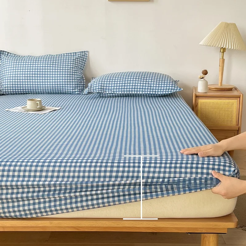 ひんやりベッドマットレス保護カバー：水洗コットンで快適な睡眠  環境を実現