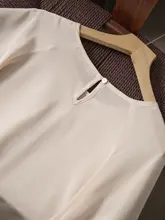 真シルクランタン袖の半袖Tシャツ【100%桑蚕絲・フィット・夏用】