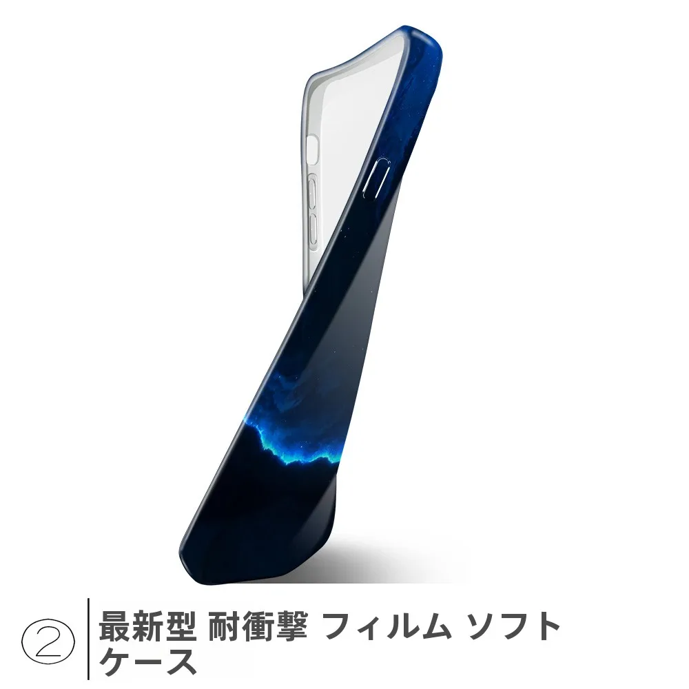 深い海のような色合いのスマートフォンケースはどの機種に最適か