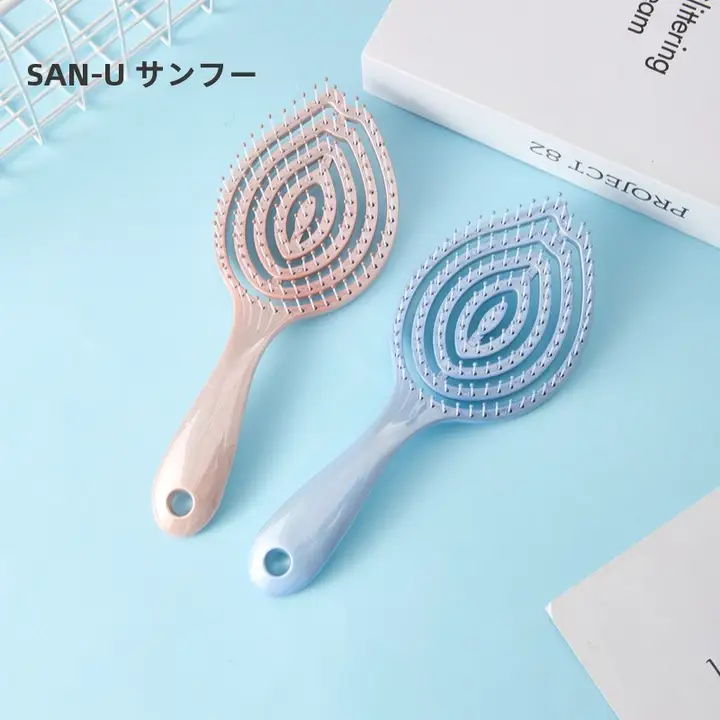 密歯デザインの電気メッキマッサージブラシ【ランダムカラー】