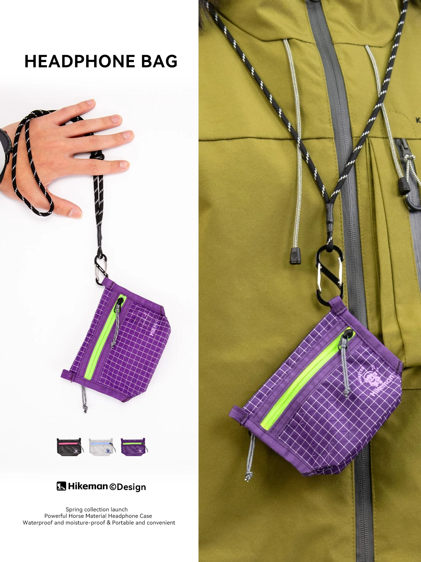 HIKEMAN ミニ Bluetooth 耳phones ケース：アウトドア向けポータブル収納の実用性と使い方