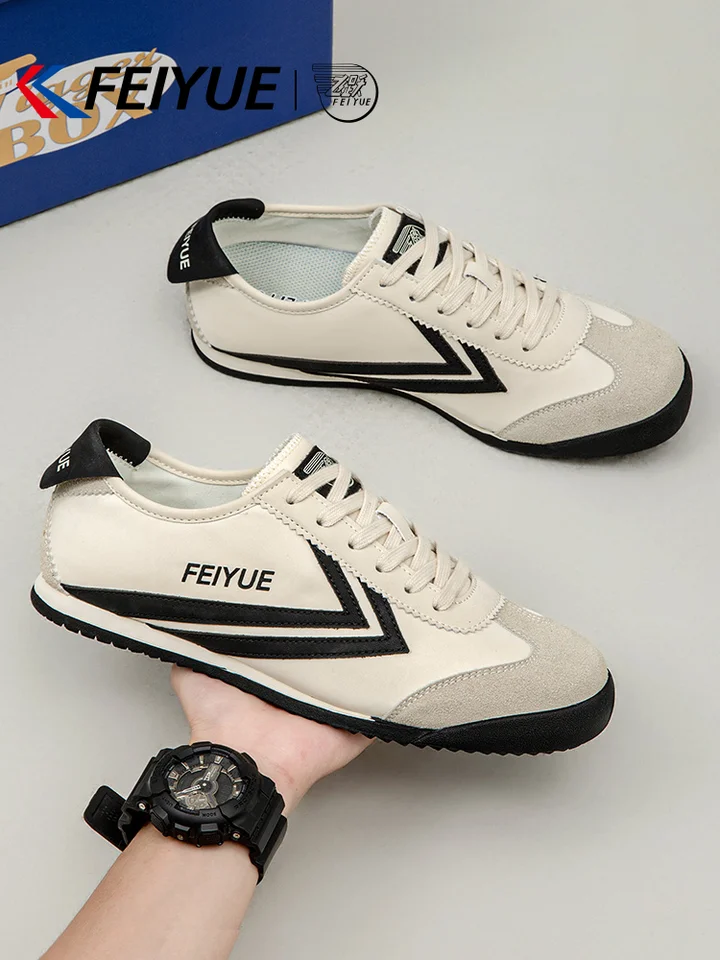 Feiyue 男性用靴 ドイツ軍トレーニングシューズ 2025春の新作