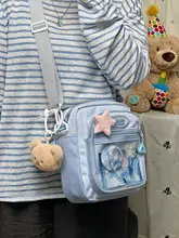 かわいい二次元スタイルのスマホ用ショルダーバッグ【カジュアル・マルチユース・女性用】