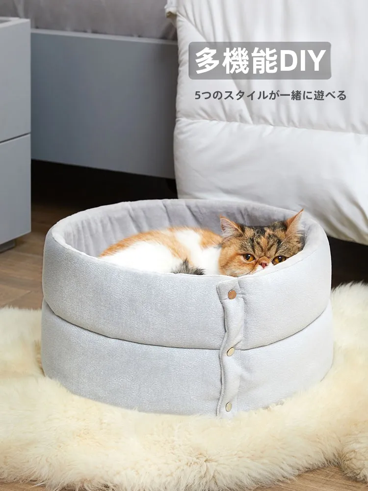 四季対応の半封閉式猫ハウス【保温・洗濯可能】の実用性と選び方