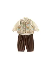 男の子用秋装・子供用漢服【春秋モデル・お祝い用】
（セットアップ対応）
