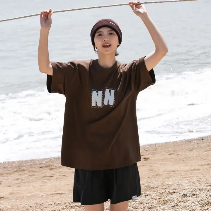 NBN ゆったりフィット アウトドア 半袖 Tシャツ【レトロデザイン・NNロゴプリント・男女兼用】