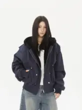 冬用パーカ【ウサギ毛フリース・男女兼用・アメリカンスタイル】