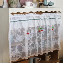 隔てる役割を持つカフェカーテン【穴あけ不要・おしゃれなデザイン】（セットアップ対応）