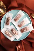 厚手の透明キャラメル包装袋【牛轧糖用・クリエイティブデザイン・お菓子専用】