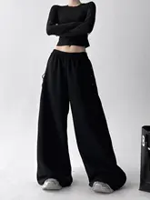 シンプルデザインの無地カジュアルパンツ【女性用・高腰・フィット・スポーツ用】（セットアップ対応）