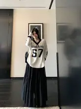 黒沢玄七 スカート【春用・レイヤードデザイン・Aライン・シフォン・大きいサイズ】
