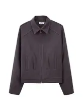 韓国デザインのゆったり短丈ジャケット【メンズ・カジュアル・秋用】