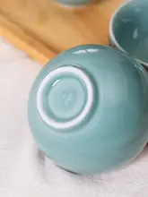 涵青堂 龍泉青瓷 十二生肖ご飯茶碗【耐熱・厚手・中式デザイン】