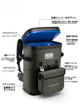 保冷リュックサック【アウトドア・キャンプ・釣り用・持ち運び便利】