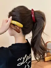 女性用 バンスクリップ【高級感あるサメクリップ・ポニーテール用】