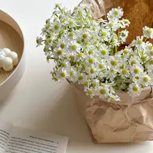 洋甘菊と小雛菊の造花【インテリア用・リビングスタイル・花束・撮影小道具】